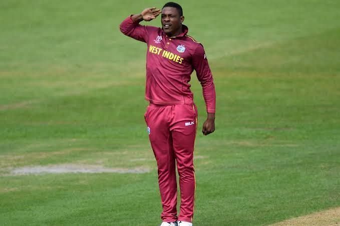 Cottrell's signature celebration.